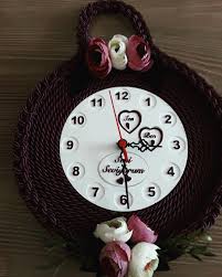 Kordon Ipli Saat 50 Tl Duvarsaati Hediyelik Hediye Wall Clock Decor Home Decor