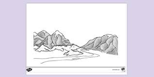 If you do not allow these cookies, some or all of these additional features may not function properly. Mountain Valley With River Colouring Sheet