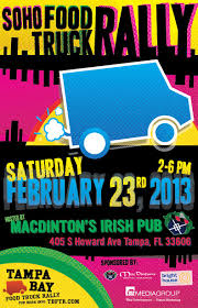 With food trucks from across the region and all the thrills of the park, you get. Soho Food Truck Rally Food Truck Food Festival Poster Food