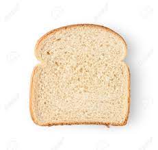 One Slice Of Bread Isolated On White Background Slice Of Bread White Background Bread