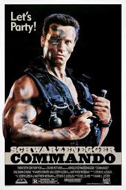 Commando 27x40 Movie Poster 1985 Schwarzenegger Movies Movie Posters Film Movie