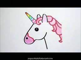 Snel te leren en makkelijk te onthouden. Beautiful That Is The Way You Draw The Unicorn Emoji In Steps Youtube Unicorn Drawing Unicorn Emoji Kawaii Drawings