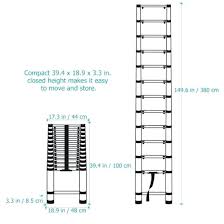 extension ladder height calculator size chart length guide