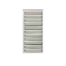 Air Master Windows And Doors 36 In. X 58.75 In. Master Guard Security Louver Awning Aluminum Window In White 91117 - Air Master Awning