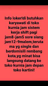Loker toko wirosari / antar jemput : Loker Toko Wirosari Debsartliff