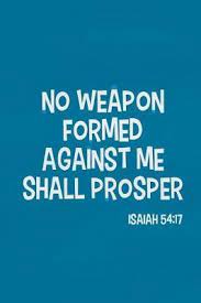Maybe you would like to learn more about one of these? No Weapon Formed Against Me Shall Prosper Isaiah 54 Faith Walker Journals Book Buy Now At Mighty Ape Nz