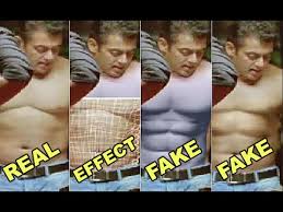 Omg Salman Khan S Six Pack Abs Fake Vfx Effect Youtube Salman khan chasma video editing.