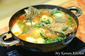 Gamjatang Pork Bone Soup Recipe Pork Bone Soup Pork Rib Stew Recipe Korean Pork