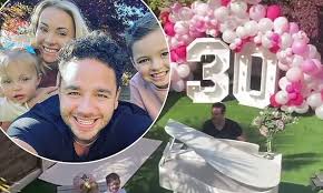 Cook some food, light some candles and throw on some. Adam Thomas Marks Wife Caroline S 30th Birthday With Epic Lockdown Surprise Daily Mail Online