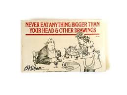 B Kliban Never Eat Anything Bigger Than Your Head By Wonderdiva Etsy Vintage Cat Drawing Etsy