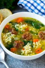Italian Wedding Soup Recipe Meatball Soup Easy Soup Meatballs Beef Pasta Soup Dinner Din Italian Wedding Soup Recipe Italian Wedding Soup Soup Dinner