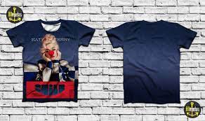 Camisa Katy Perry Smile Cover Album Full Print