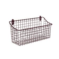 Flower planter wall hanging basket garden outdoor indoor holder home decoration. Spectrum Diversified Extra Large Vintage Cabinet Wall Mount Basket Bronze 86324 Walmart Com Walmart Com