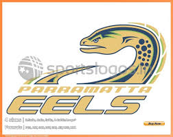 Parramatta Eels Misc Sports Embroidery Logo In 4 Sizes Spln003317 Sports Logos Embroidery Vector For Nfl Nba Nhl Mlb Milb And More Sports Logo Embroidery Logo Logos
