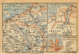 Mind maps are very effective tools. Imatra Lappeenranta Villmanstrand Finland Russia Baedeker 1912 Old Map