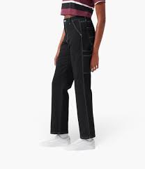 Dickies High Waisted Carpenter Pants - Women's - Black - 29