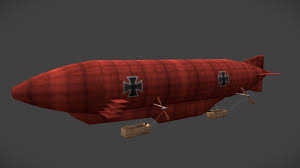 Zeppelins did not go obsolete soon after ww1. Zeppelin Wwi 3d Model By Marcelo Chaves Marcelochaves95 7349455