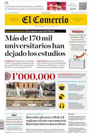 Currently, the newspaper is owned by shareholders of the miró quesada family, whose ownership of the company dates to 1875. Buenos Dias Hoy En Portada Diario El Comercio Peru Facebook