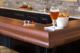 Add lights, a tv and some beer and you have your dream come true! Bar Top Ideas Wood Countertop Butcherblock And Bar Top Blog