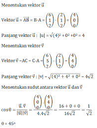 Rangkuman Contoh Soal Pembahasan Vektor