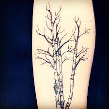 Back tattoos black and grey tattoos. Shewolf Tattoo And Apothecary On Instagram New Beginnings And A Birch Tree Tattoo Complete With A Littl Birch Tree Tattoos Tree Tattoo Geometric Tattoo Tree