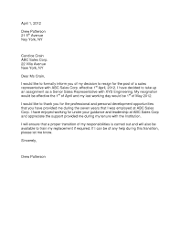 Letter Of Resignation Template What Should You Write Resignation Letter Sample Resignation Letter Formal Resignation Letter Sample