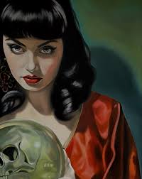 Another sneak peek 👀 of 'Death and the Maiden' oil paint