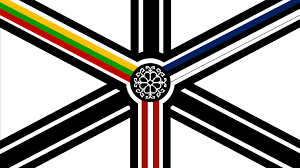From wikimedia commons, the free media repository. United Baltic Flag A Union Of Estonia Latvia And Lithuania Flag Art Unique Flags Flag Design