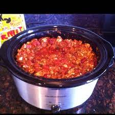 Healthy Crockpot Turkey Chili Recipe Courtesy Of Amanda Brooks 2lbs Browned 99 1 Ground Turkey Ground Turkey Recipes Healthy Turkey Chili Crockpot Recipes