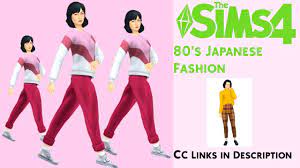 Japanese restaurant (lite cc)on your sims's trip to mt. 80 S Japanese Fashion Cc Links Youtube