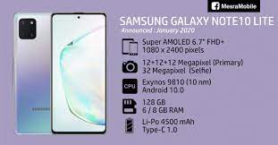 Samsung galaxy note 10 factory unlocked cell phone with 256gb (u.s. Samsung Galaxy Note10 Lite Price In Malaysia Rm2299 Mesramobile