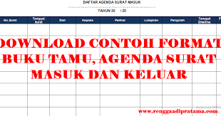 Anda juga perlu mencatat secara kontinu jumlah barang yang masuk dan keluar setiap hari. Format Buku Tamu Desa Cara Golden