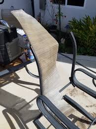 Replacing Fabric On A Sling Patio Chair Fun Diego Family Guide Outdoor Sling Chair Patio Chairs Makeover Patio Chairs