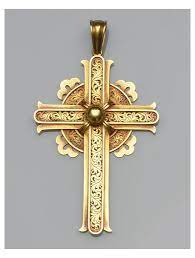 A Victorian Gold Cross Pendant C Bonhams 2001 2013 Cross Jewelry Gold Cross Necklace Gold Cross Pendant
