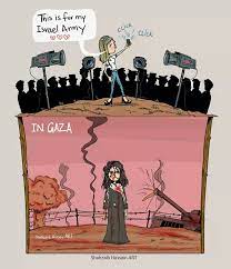 The israeli goverment putting activists from a jewish organization for palestinian human rights on their blacklist of who wont be admitted to israel just shows that israel is obviously this is an oversimplified cartoon, but let me preemptively handle some points. 62 Cartoons For Palestine Ideas Palestine Gaza Cartoon