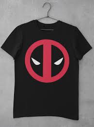 Logos are usually vector a logo is a symbol, mark, or other visual element that a company uses in place of or in co. Deadpool T Shirts Im Fan Store Bei Close Up Gunstig Kaufen