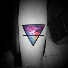 From Earth To Outer Space Triangle Tattoos Tattoos Triangle Tattoo