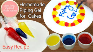 Perfect Homemade Piping Gel For All Cakes Easy Recipe Of Piping Gel Piping Gel Easy Recipe Youtube
