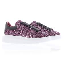 Alexander Mcqueen Larry Full Glitter Paars Of Roze Shoebaloo Nl