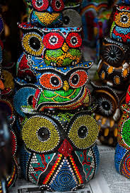 Balinese Market Souvenir Owl Bali Indonesia Editorial Stock Photo Image Of Balinese Closeup 92236663 Images Of Colours Balinese Dot Painting
