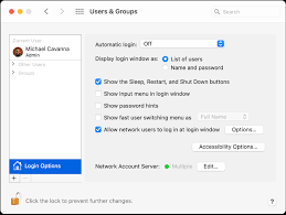 Oct 23, 2021 · in order to create an active directory machine account for the smb server, you must supply the name and password of a windows account with sufficient privileges to add computers to the ou= example ou container within the example.com domain. Allow Network Users To Log In To Your Mac Apple Support