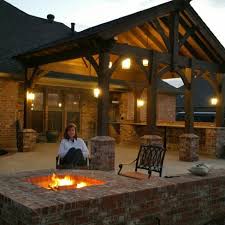 Take In The Outdoors With A Solid Covered Deck Or Patio Backyard Patio Designs Backyard Retreat Outdoor Pavilion