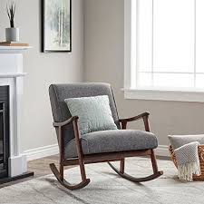 Modern Rocking Chair For Living Room Efistu Com In 2020 Wooden Rocking Chairs Living Room Rocking Chairs Rocking Chair