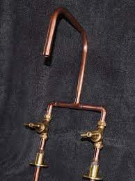 Copper was the plumbing pipe of choice from the 1950s until 2000 and was widely used both in new construction and to replace the galvanized steel water supply pipes that had been the standard into the 1950s. Handmade Bespoke Copper Kitchen Mixer Tap Industrial Antique Vintage Copper Kitchen Diy Plumbing Industrial Style Kitchen
