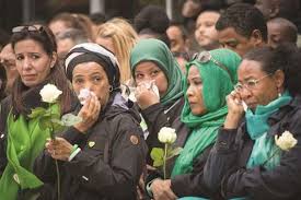 Silent vigil, prayers mark Grenfell fire anniversary