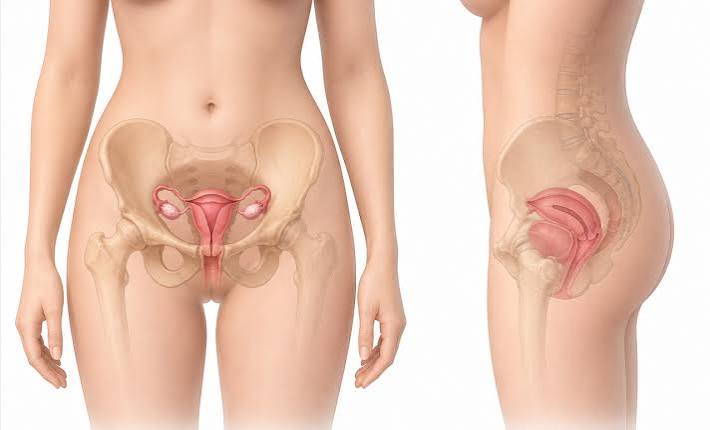 Đau hoặc cảm giác nặng vùng chậu có thể xuất hiện khi khối nang tăng kích thước