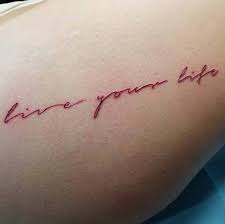 21 Unique Red Ink Tattoos That Are Sure To Stand Out Page 2 Of 2 Stayglam Red Ink Tattoos Red Tattoo Ink Tattoo