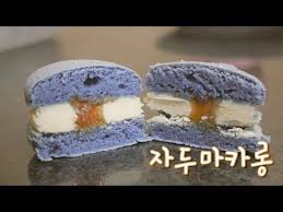 자두 마카롱 만들기 Plum Macaron 베이킹 하레 Youtube 식품 아이디어 마카롱 베이킹 레시피