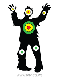 Printable shooting targets and gun targets. 17 Printable Shooting Targets Ideas Shooting Targets Bullseye Target Target
