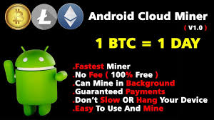 Cryptocurrency mining applications for android generate incremental bitcoin, litecoin, and ethereum in the background. Free Android Cloud Miner Fastest No Investment Youtube